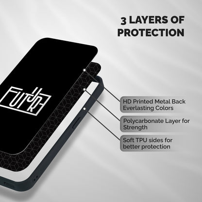Future Type Shockproof Hybrid Protection (Metal + TPU) Back Case Cover