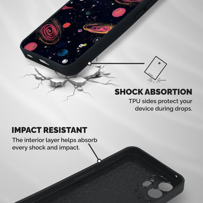 Galaxy Beauty Shockproof Hybrid Protection (Metal + TPU) Back Case Cover