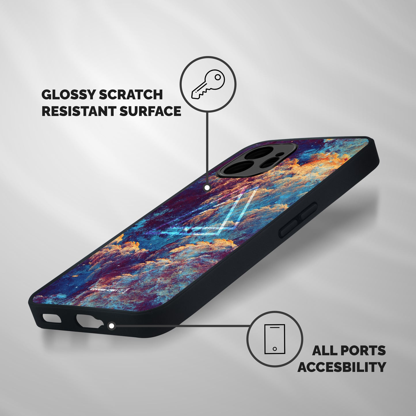 Galaxy Fuse Shockproof Hybrid Protection (Metal + TPU) Back Case Cover
