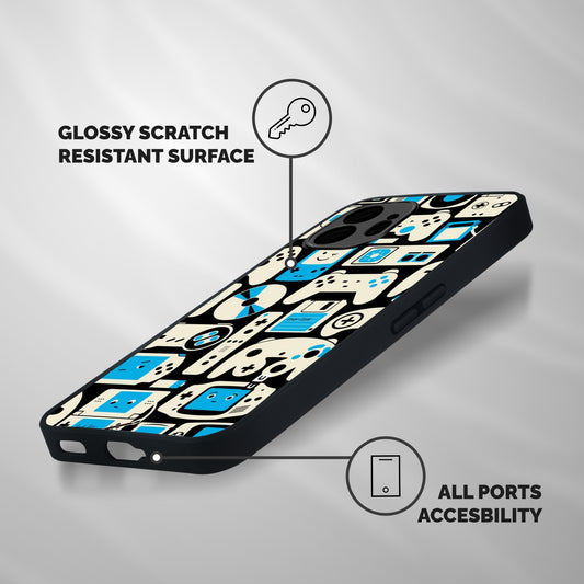 Gamers Shockproof Hybrid Protection (Metal + TPU) Back Case Cover