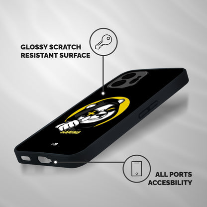Gaming Panda Shockproof Hybrid Protection (Metal + TPU) Back Case Cover