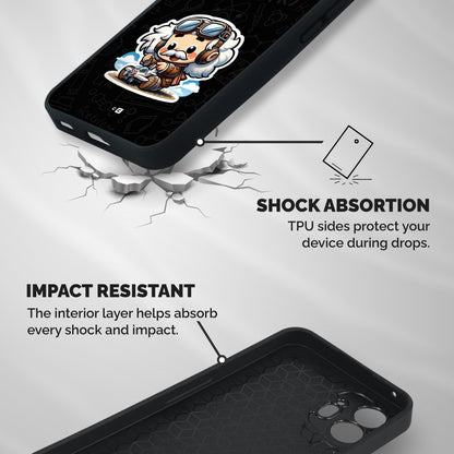 Genius Kid Shockproof Hybrid Protection (Metal + TPU) Back Case Cover