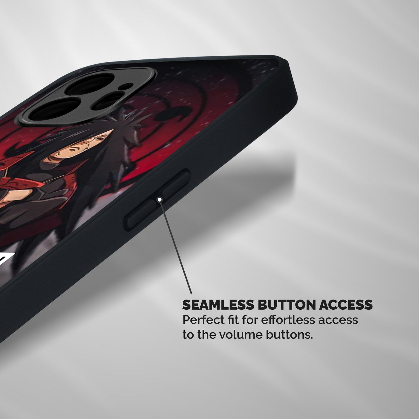 Ghost Of Uchiha Shockproof Hybrid Protection (Metal + TPU) Back Case Cover