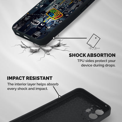 Ghost Welcome Shockproof Hybrid Protection (Metal + TPU) Back Case Cover