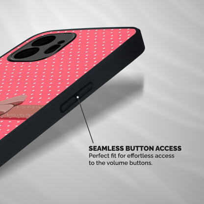 Gift Ribbon Shockproof Hybrid Protection (Metal + TPU) Back Case Cover