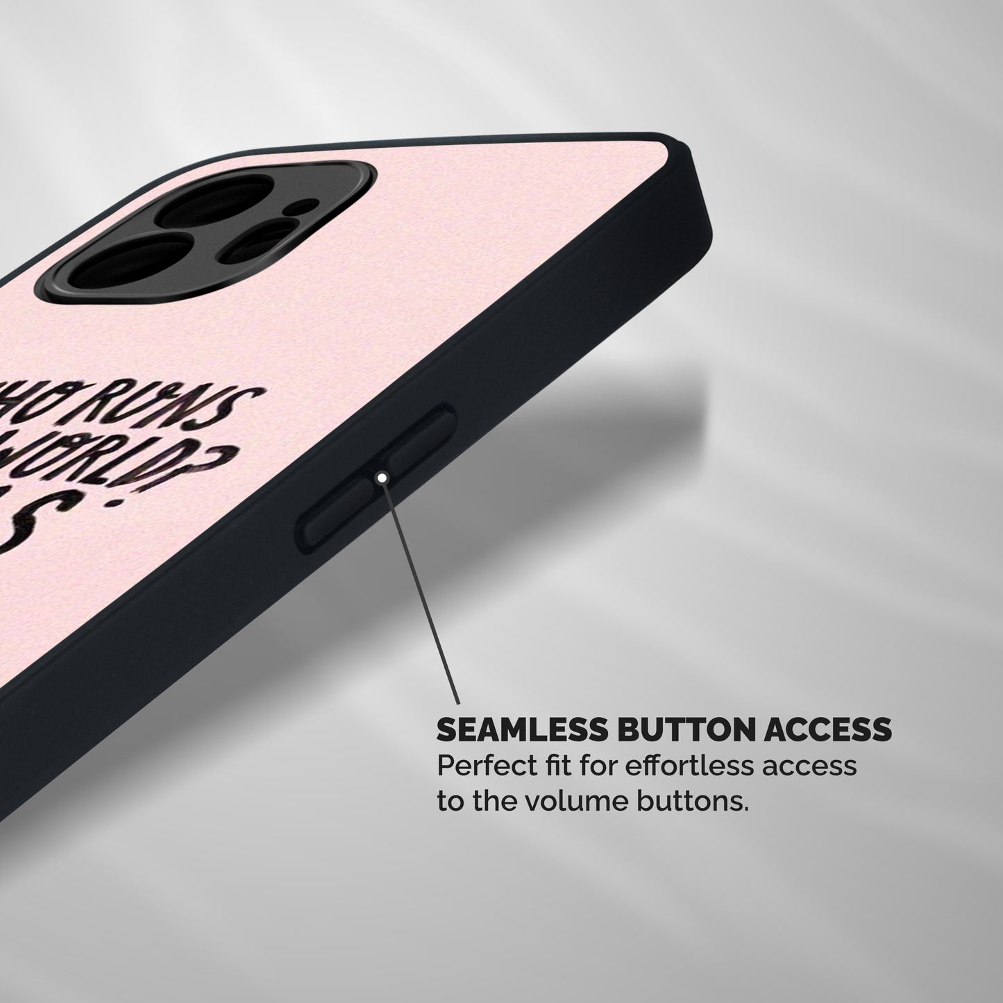 Girls World Shockproof Hybrid Protection (Metal + TPU) Back Case Cover