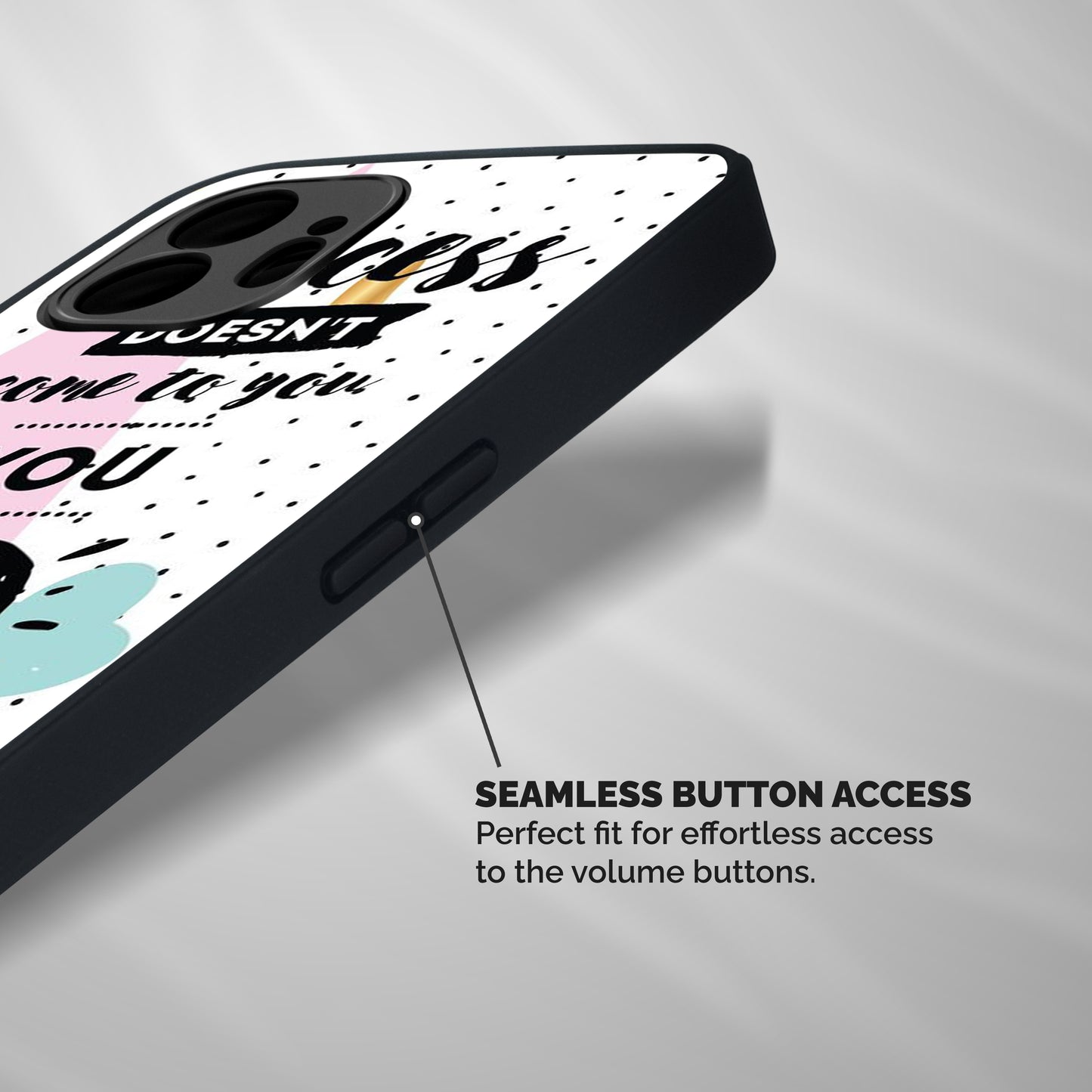 Go To Success Shockproof Hybrid Protection (Metal + TPU) Back Case Cover