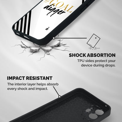 Goal Digger Shockproof Hybrid Protection (Metal + TPU) Back Case Cover
