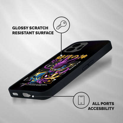 God Of Destruction Shockproof Hybrid Protection (Metal + TPU) Back Case Cover