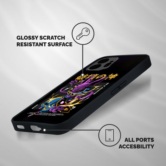 God Of Destruction Shockproof Hybrid Protection (Metal + TPU) Back Case Cover