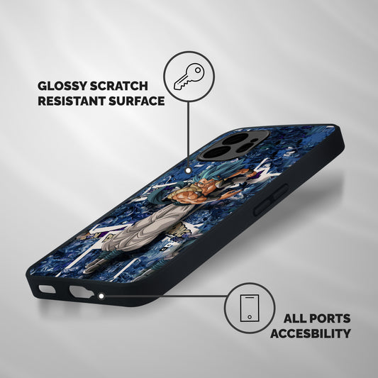 Gogeta Stance Shockproof Hybrid Protection (Metal + TPU) Back Case Cover