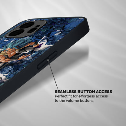 Gogeta Stance Shockproof Hybrid Protection (Metal + TPU) Back Case Cover