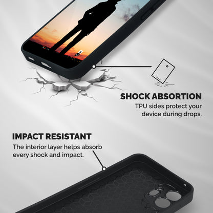 Gojo City Shockproof Hybrid Protection (Metal + TPU) Back Case Cover