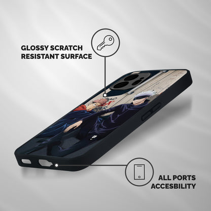 Gojo Itadori Travel Shockproof Hybrid Protection (Metal + TPU) Back Case Cover