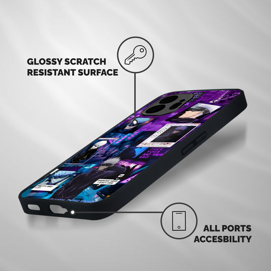 Gojo Quotes Bundle Shockproof Hybrid Protection (Metal + TPU) Back Case Cover