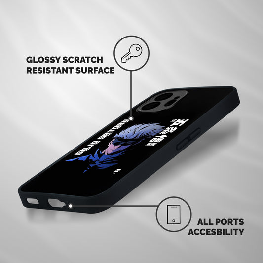 Gojo Sataru Smiles Shockproof Hybrid Protection (Metal + TPU) Back Case Cover