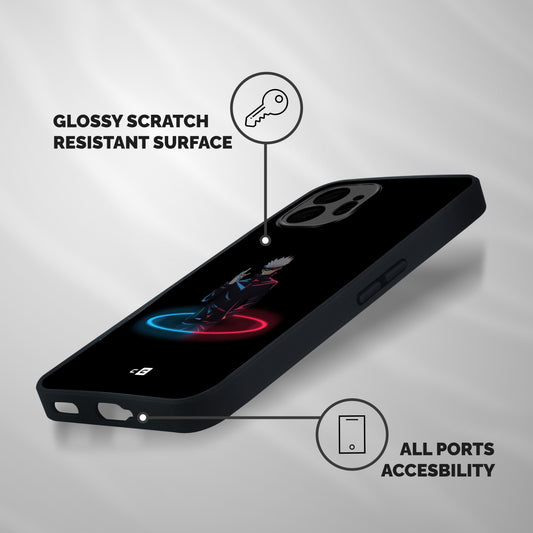 Gojo Sataru Wink Shockproof Hybrid Protection (Metal + TPU) Back Case Cover