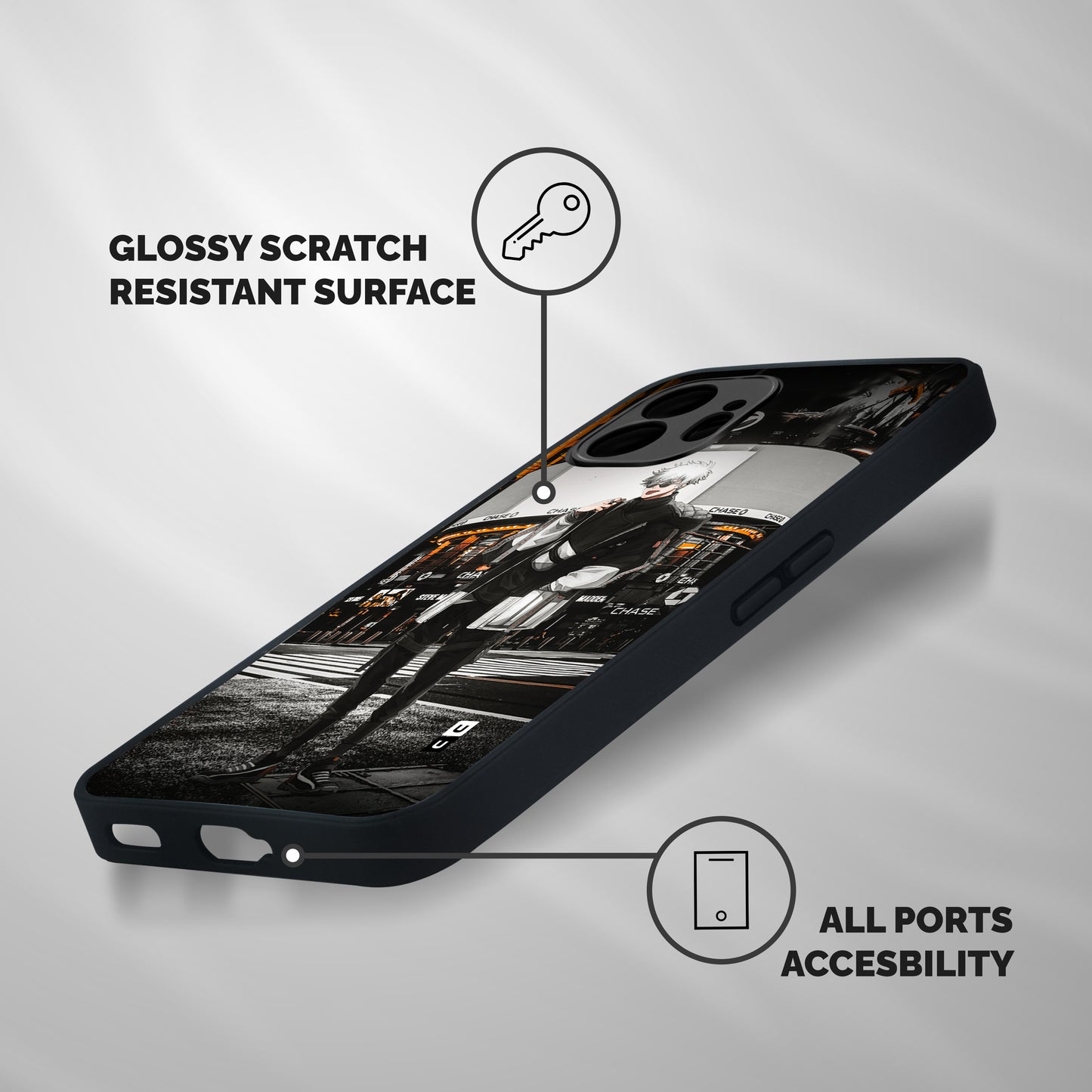 Gojo Shopping Shockproof Hybrid Protection (Metal + TPU) Back Case Cover