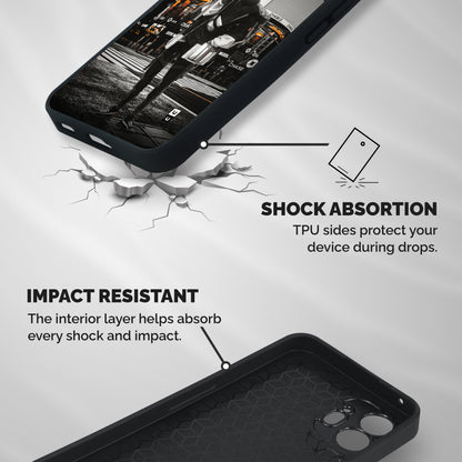 Gojo Shopping Shockproof Hybrid Protection (Metal + TPU) Back Case Cover