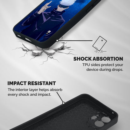 Gojo Winner Shockproof Hybrid Protection (Metal + TPU) Back Case Cover