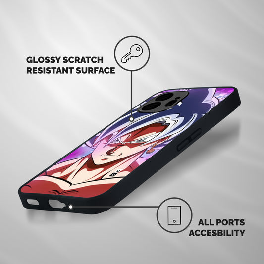 Goku Instinct Shockproof Hybrid Protection (Metal + TPU) Back Case Cover