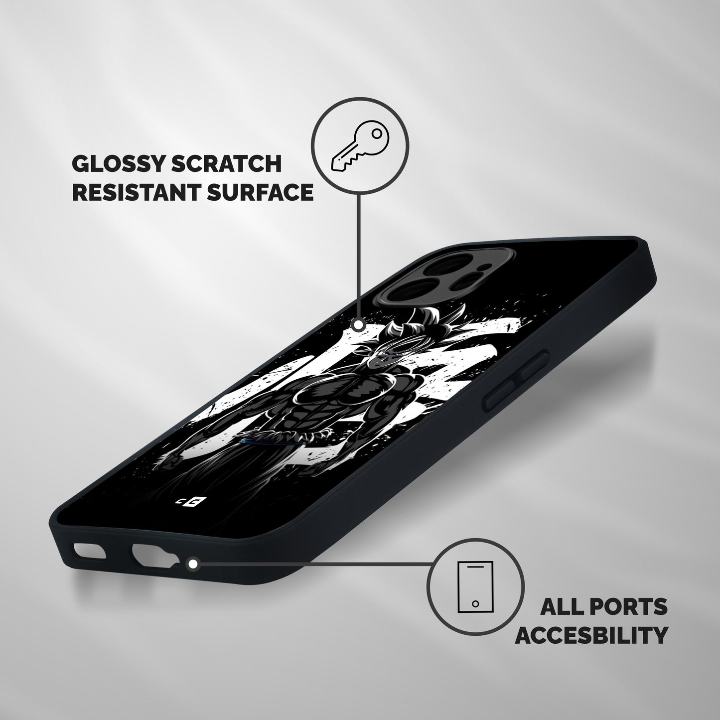 Goku Unleashed Power Shockproof Hybrid Protection (Metal + TPU) Back Case Cover