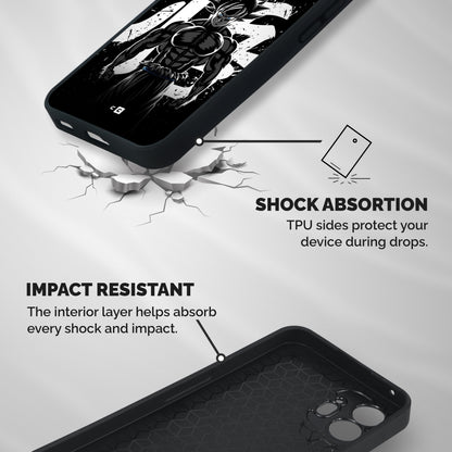 Goku Unleashed Power Shockproof Hybrid Protection (Metal + TPU) Back Case Cover