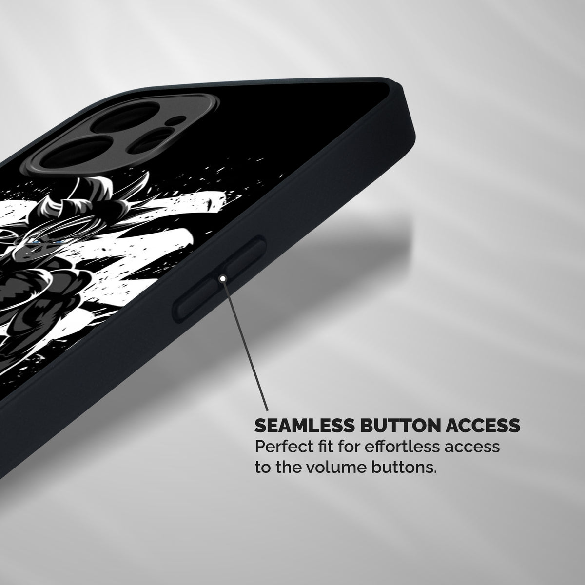 Goku Unleashed Power Shockproof Hybrid Protection (Metal + TPU) Back Case Cover