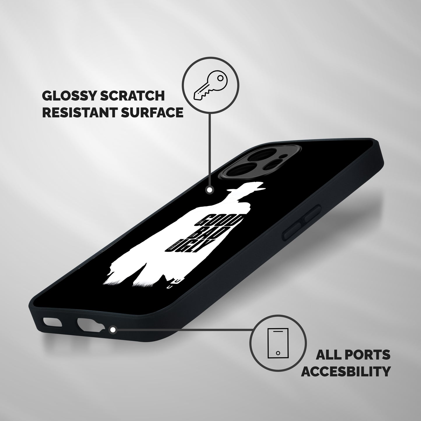 Good Bad Ugly Shockproof Hybrid Protection (Metal + TPU) Back Case Cover