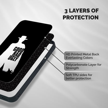 Good Bad Ugly Shockproof Hybrid Protection (Metal + TPU) Back Case Cover