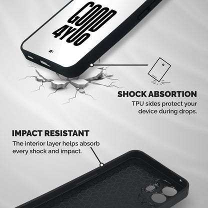 Good For You Shockproof Hybrid Protection (Metal + TPU) Back Case Cover