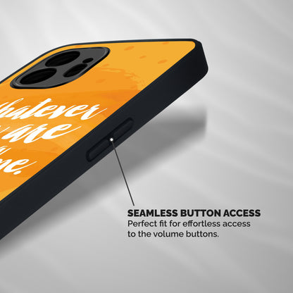 Good One Quote Shockproof Hybrid Protection (Metal + TPU) Back Case Cover