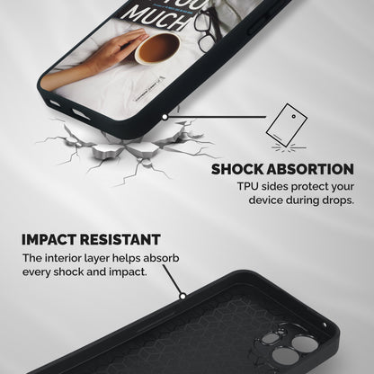 Good Reads And Coffee Shockproof Hybrid Protection (Metal + TPU) Back Case Cover