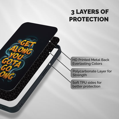 Gota Go Along Shockproof Hybrid Protection (Metal + TPU) Back Case Cover