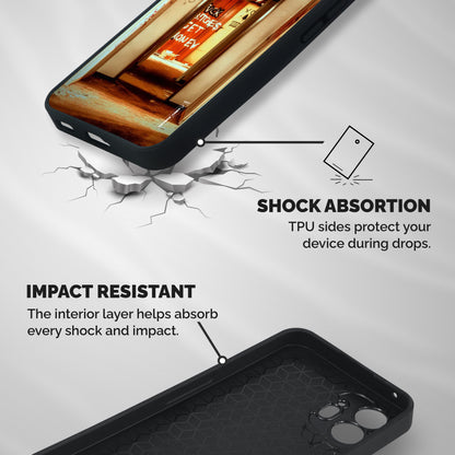 Grafitty Door Shockproof Hybrid Protection (Metal + TPU) Back Case Cover