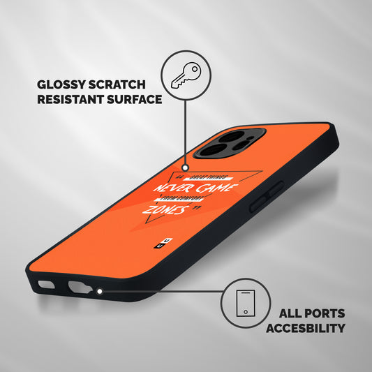Great Things Comfort Zones Shockproof Hybrid Protection (Metal + TPU) Back Case Cover