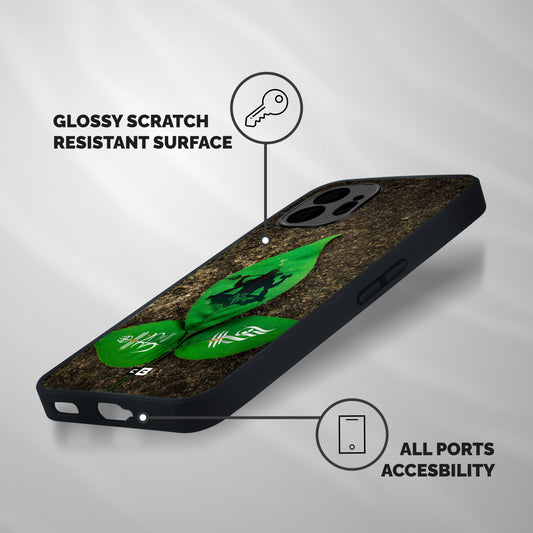 Green Leaf Shiva Shockproof Hybrid Protection (Metal + TPU) Back Case Cover