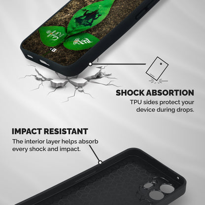 Green Leaf Shiva Shockproof Hybrid Protection (Metal + TPU) Back Case Cover