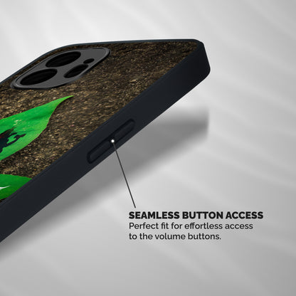 Green Leaf Shiva Shockproof Hybrid Protection (Metal + TPU) Back Case Cover