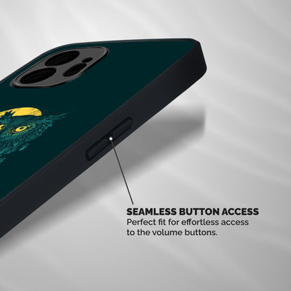 Green Owl Shockproof Hybrid Protection (Metal + TPU) Back Case Cover