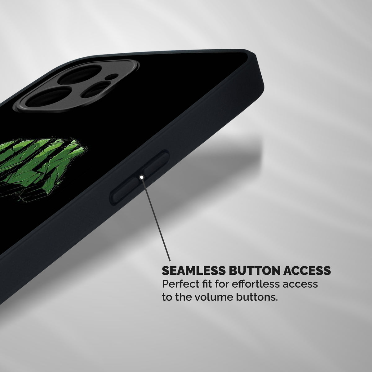 Green Punch Shockproof Hybrid Protection (Metal + TPU) Back Case Cover