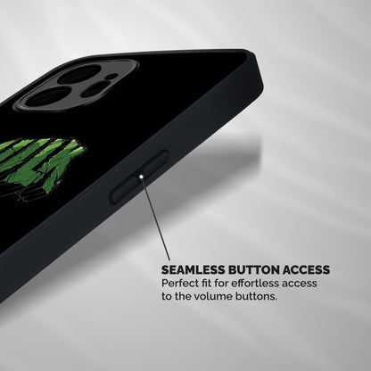 Green Punch Shockproof Hybrid Protection (Metal + TPU) Back Case Cover
