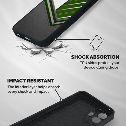 Grey Sweater Shockproof Hybrid Protection (Metal + TPU) Back Case Cover