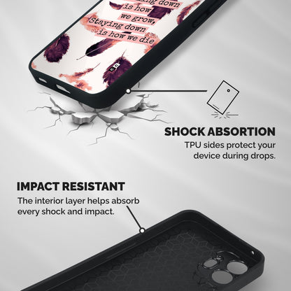 Grow Shockproof Hybrid Protection (Metal + TPU) Back Case Cover
