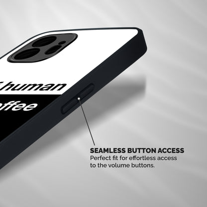 Half Human Half Coffee Shockproof Hybrid Protection (Metal + TPU) Back Case Cover