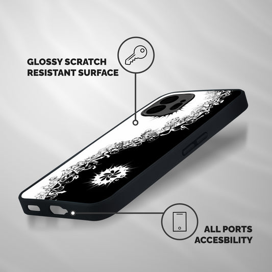 Half Peace Design Shockproof Hybrid Protection (Metal + TPU) Back Case Cover
