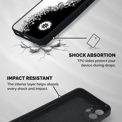 Half Peace Design Shockproof Hybrid Protection (Metal + TPU) Back Case Cover