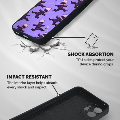 Happy Gojo Shockproof Hybrid Protection (Metal + TPU) Back Case Cover