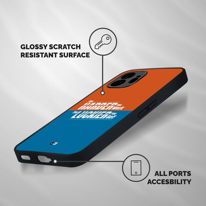 Hard Luck Shockproof Hybrid Protection (Metal + TPU) Back Case Cover