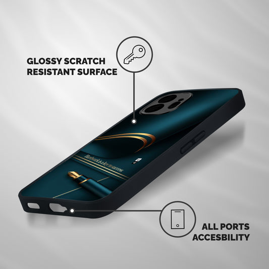 Hardwork Is Key Shockproof Hybrid Protection (Metal + TPU) Back Case Cover